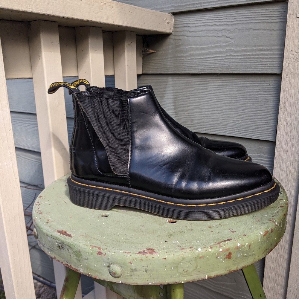 Doc Martens "Bianca" Pointed Toe Pull On Boots